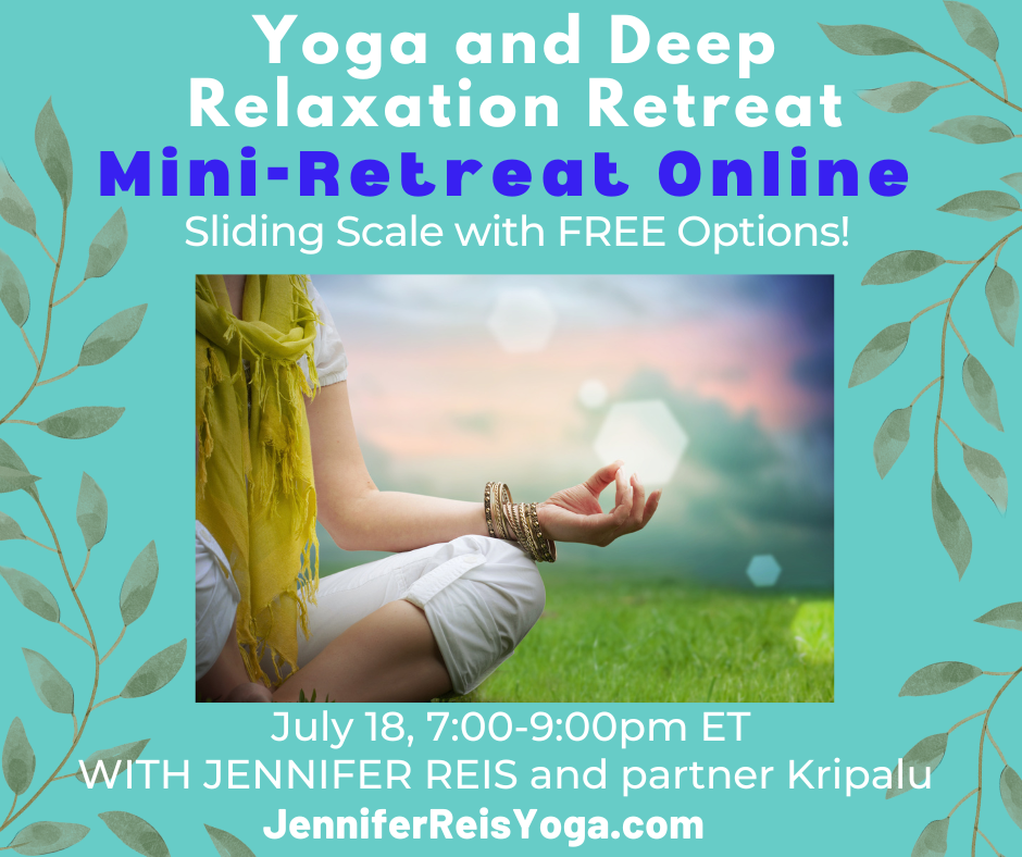 Yoga and Deep Relaxation Mini-Retreat: Online With Partner KRIPALU