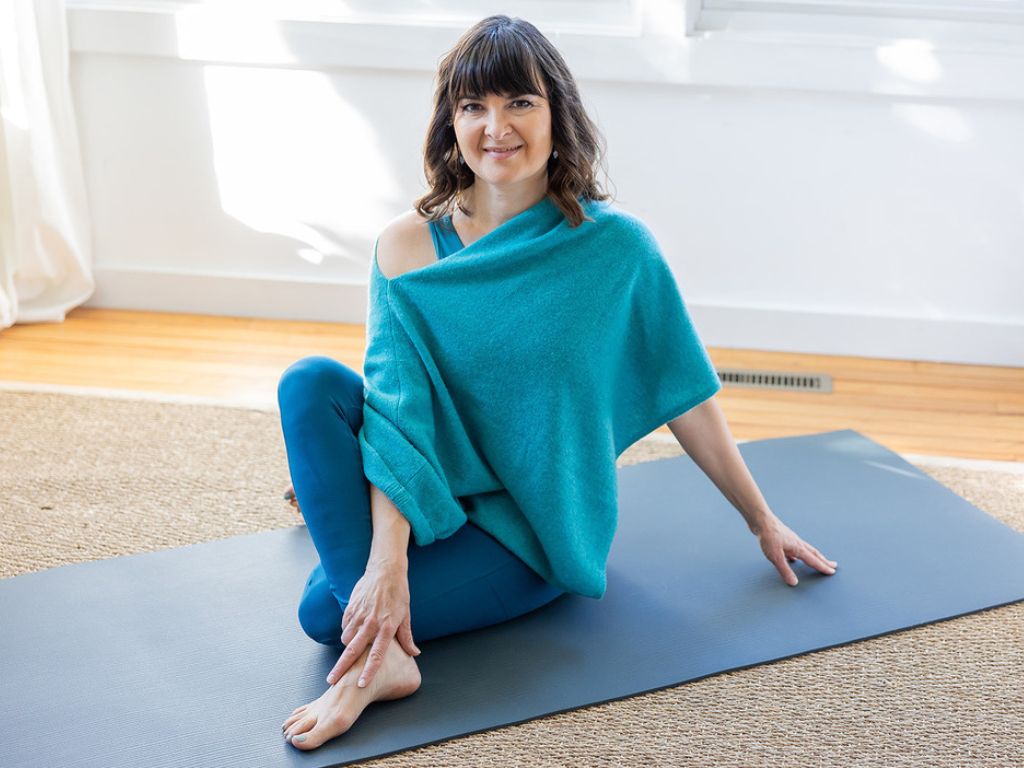 Jennifer on Yoga Mat